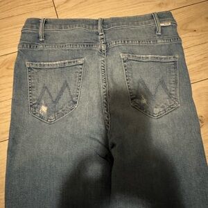 MOTHER Light Blue Straight Leg Jeans